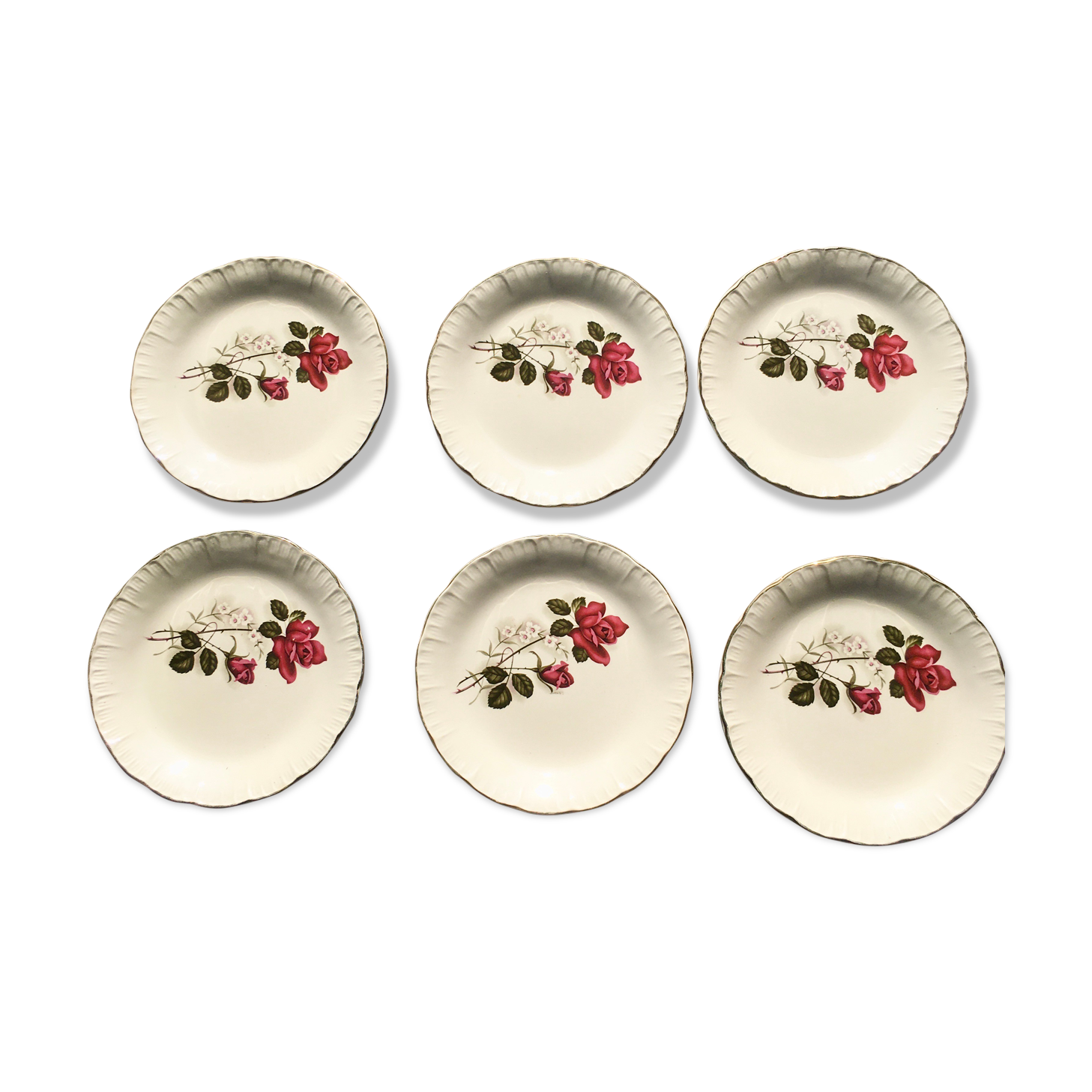 Digion&Sarreguemines dessert plates