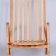 Mid-Century Czech Grey Armchair in Oak attributed to Jan Vanek, 1950s