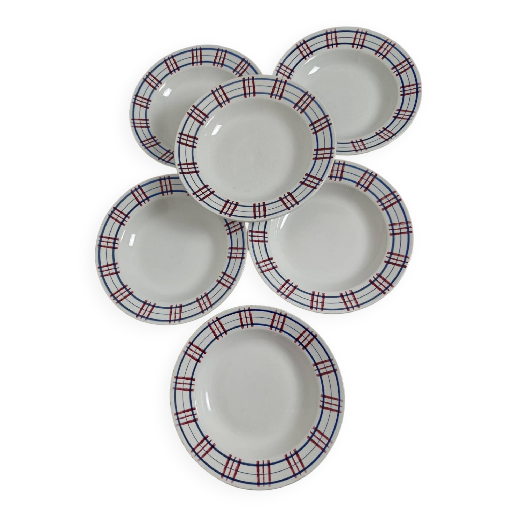 Deep plates Sarreguemines Poitou