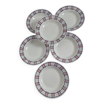 Deep plates Sarreguemines Poitou