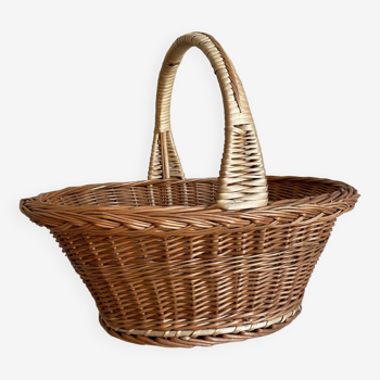 Picking type wicker basket