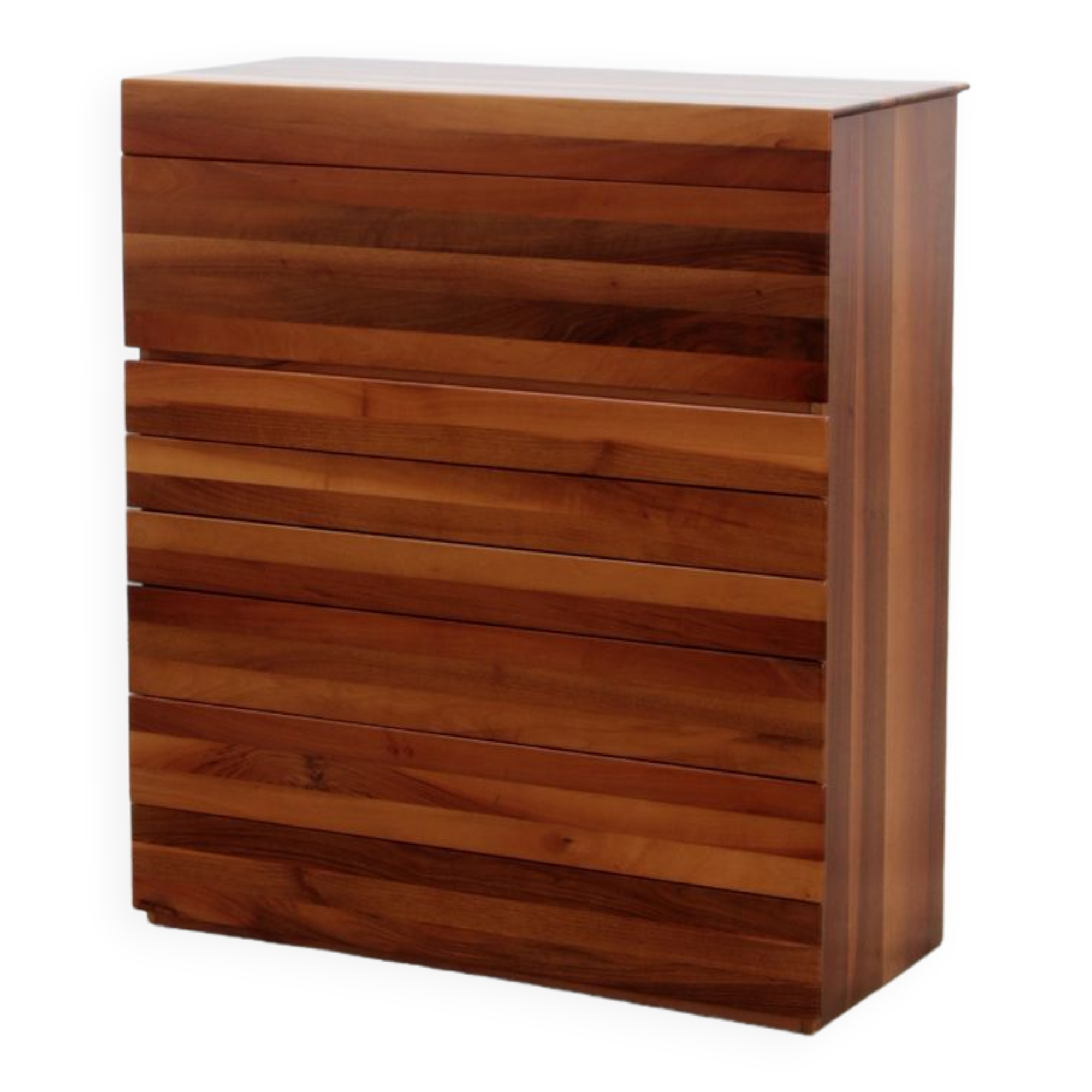 Afra & Tobia Scarpa Walnut secretary chest of drawers for Molteni, 1970 Italy