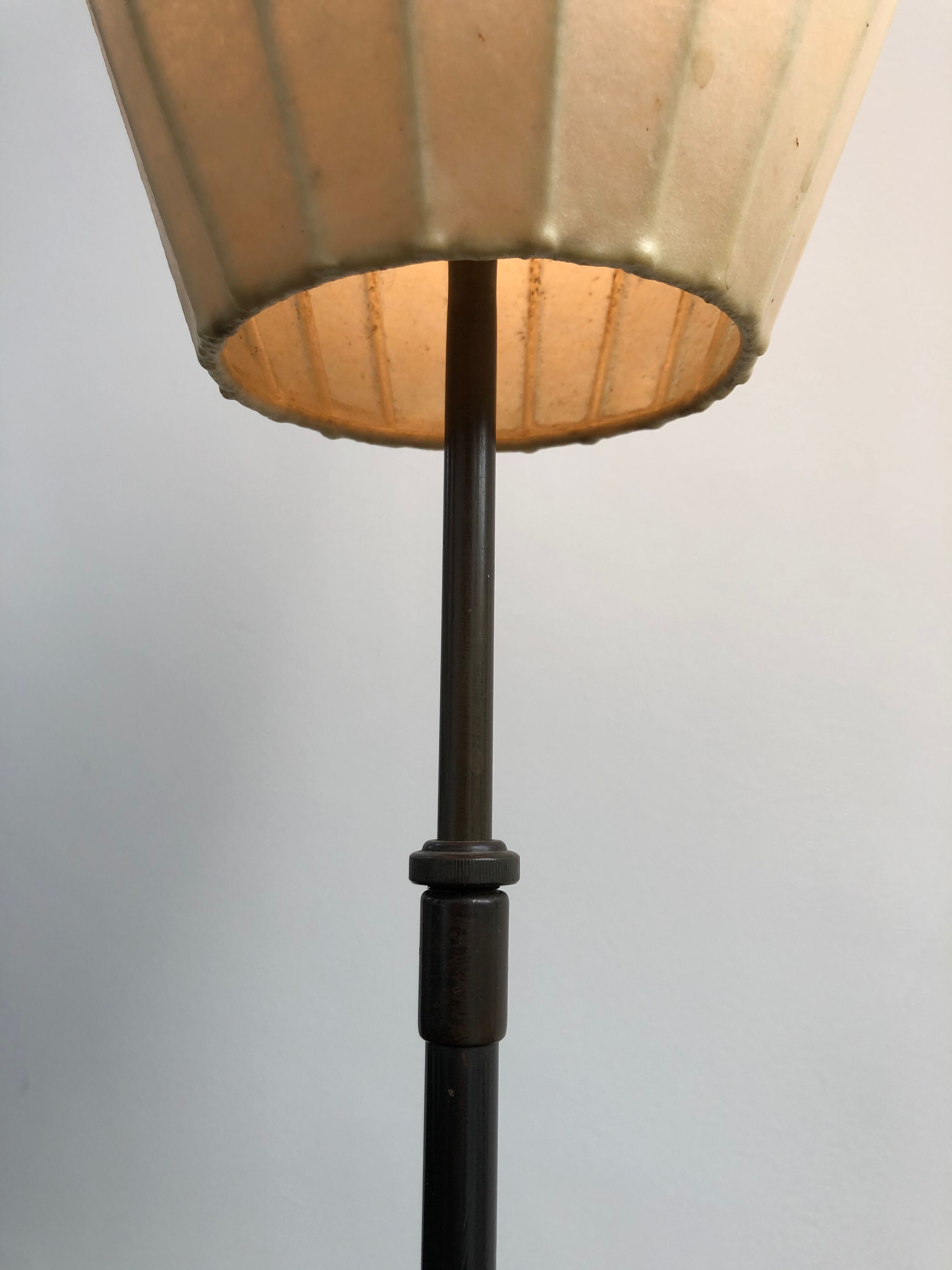 Tripod Cocoon Floor Lamp by H. Klingele for Artimeta, 1950s