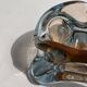 Murano glass ashtray / pocket emptier handmade, Italy 197