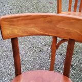 Set of 6 old bistro chairs 2 Thonet and 4 Baumann