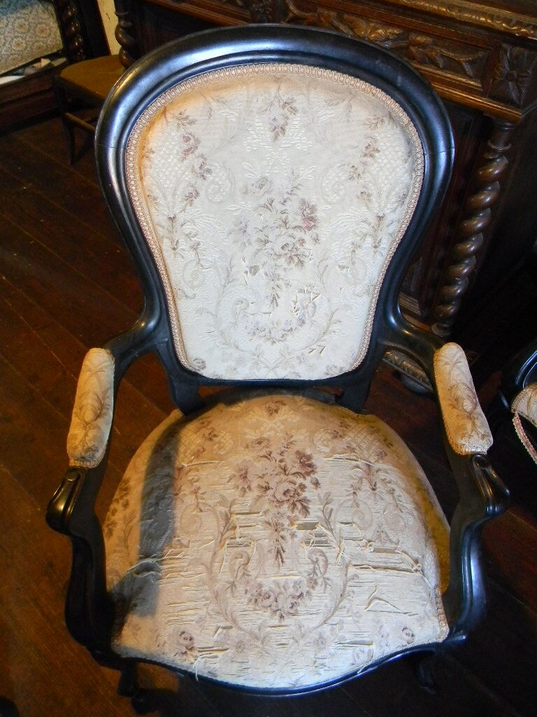 Bench and chairs style Napoleon III