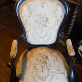 Bench and chairs style Napoleon III