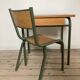 Bureau d’écolier et sa chaise années 50