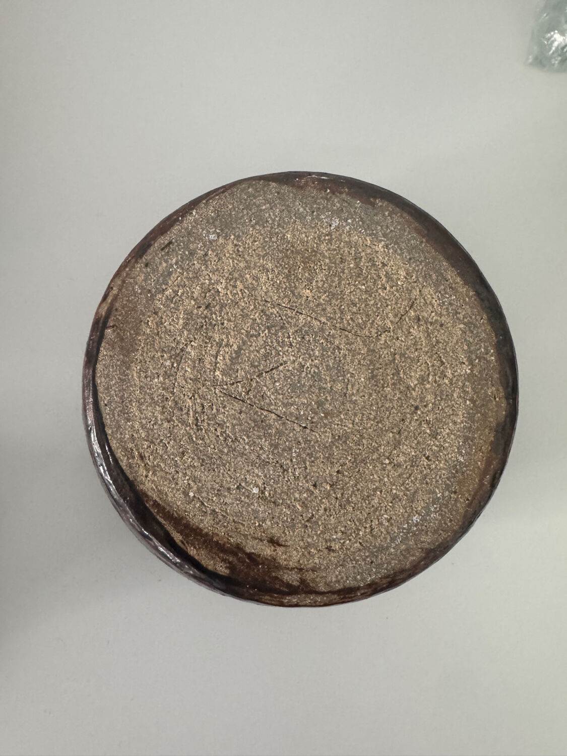 Brutalist cache pot unique piece