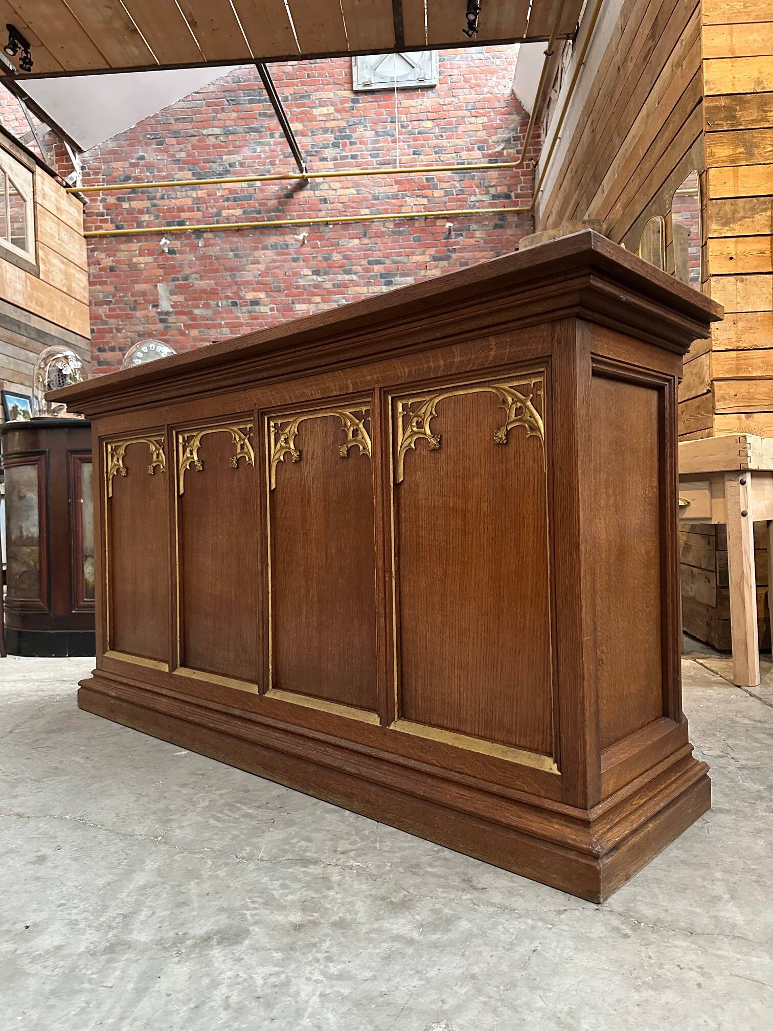 Oak countertop, early 20th century