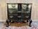 Commode portugaise en bois noirci