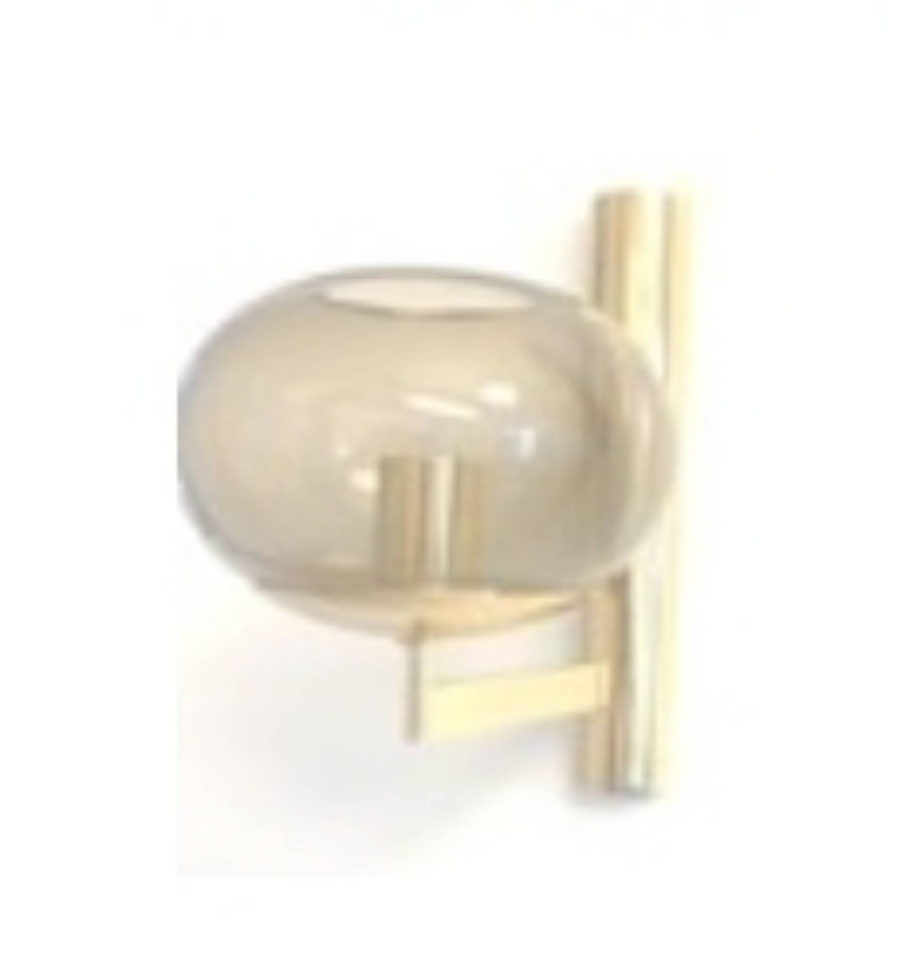 Wall lights (1 pair) brass glass