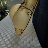 Murano crystal wall lamps