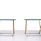 Superb Peter Ghyczy side tables 1970s Holland