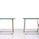 Superb Peter Ghyczy side tables 1970s Holland