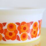 Lotus arcopal salad bowl, vintage