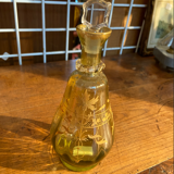 Green carafe with gilding