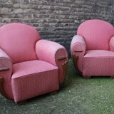 Pair of club chairs
