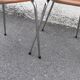 4 skaï chairs