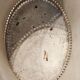 Old Napoleon III painted sheet metal waste paper basket