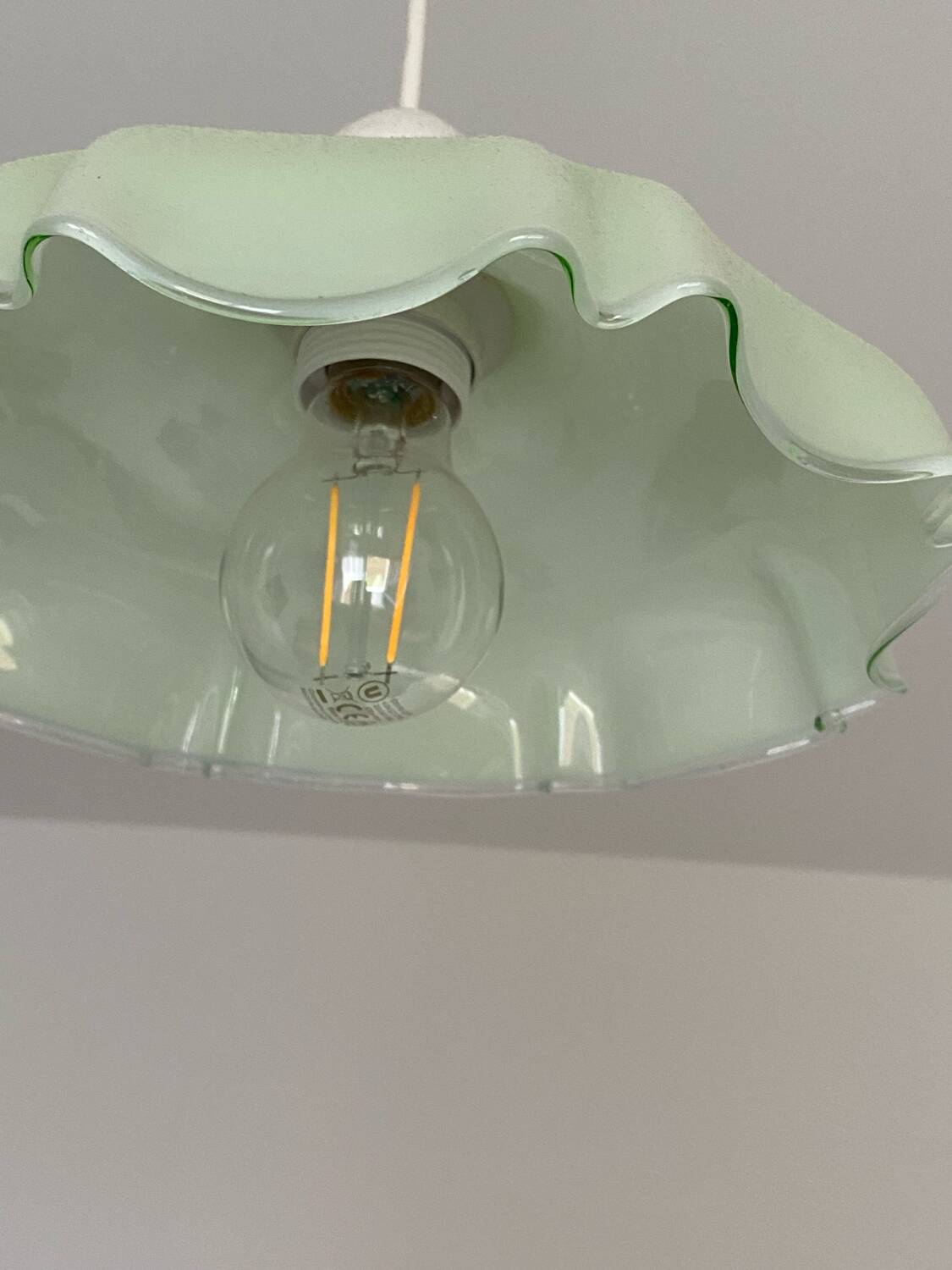 Vintage Ouraline pendant light