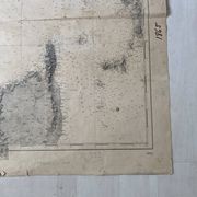 Carte ancienne Marseille - Corse - Ile d'Elbe 1888