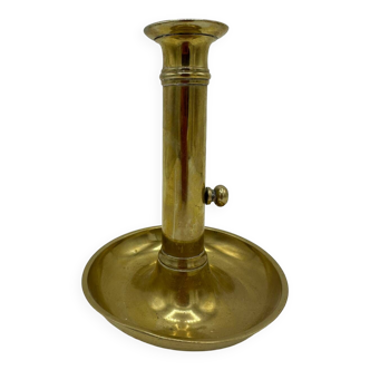 Golden candlestick candle holder