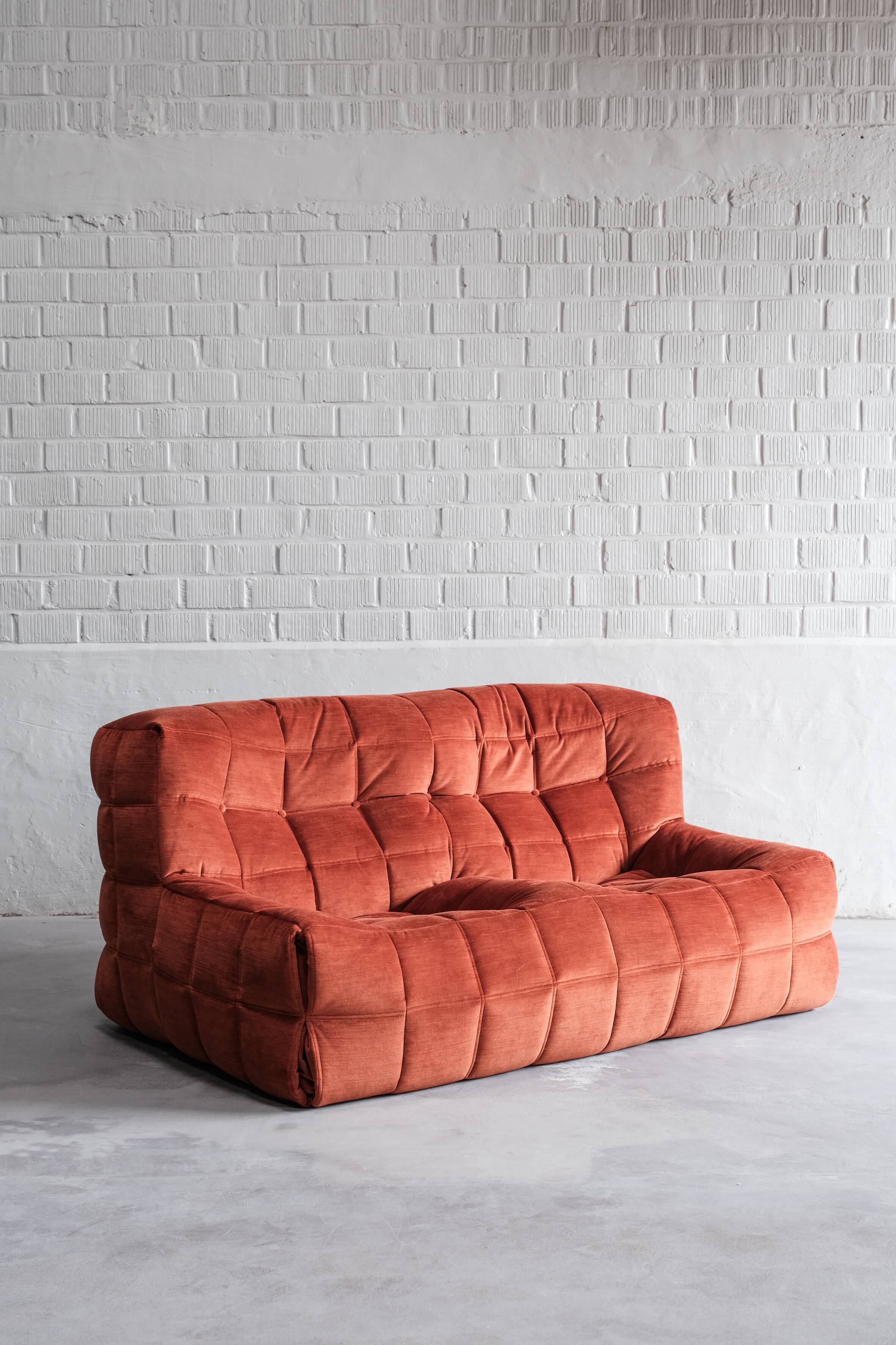 Kashima 2-seater, by Michel Ducaroy for Ligne Roset, 1980s