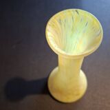 Yellow blown glass soliflore