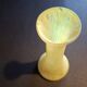 Yellow blown glass soliflore