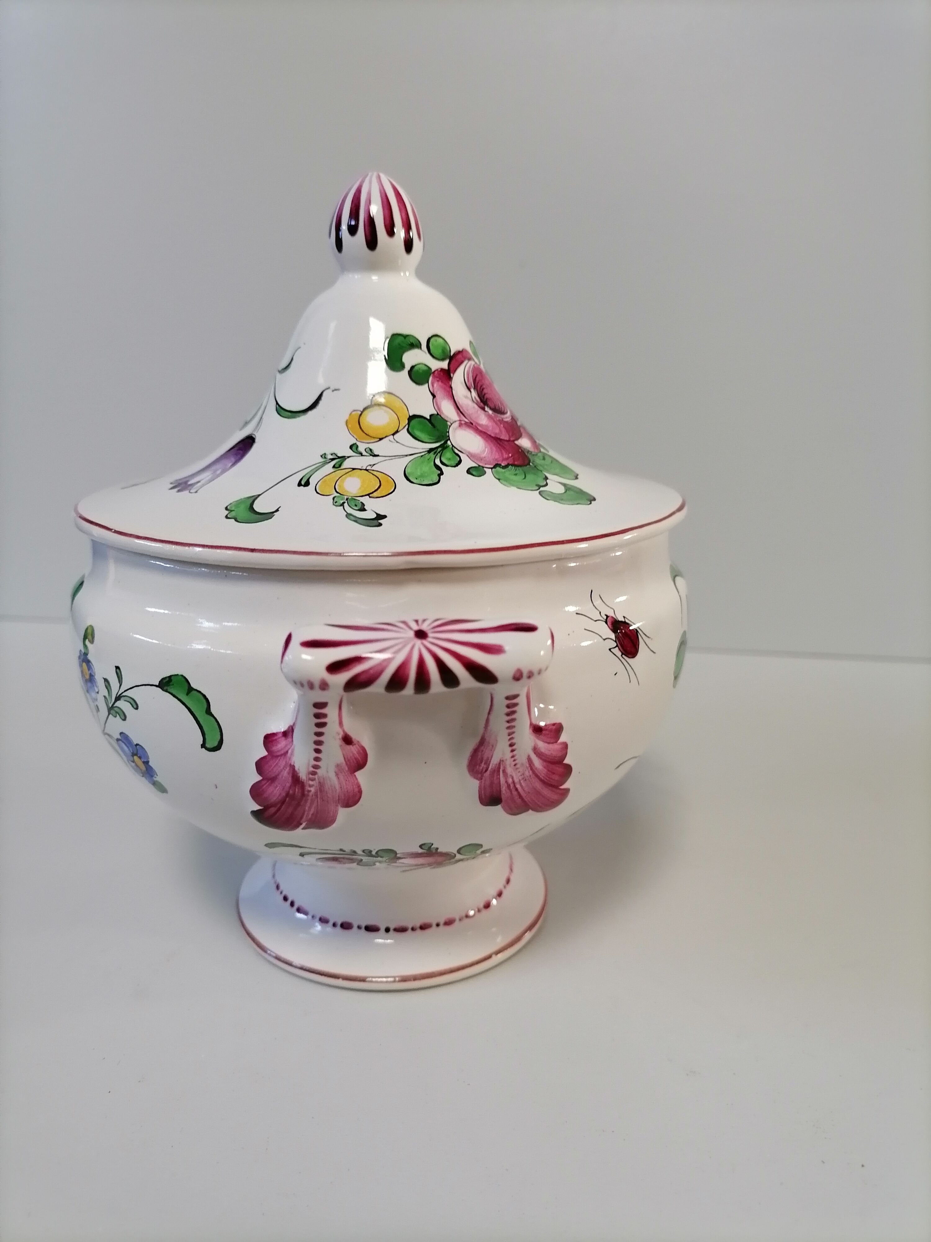 Strasbourg earthenware soup bowl