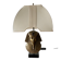 Pharaoh lamp 7 brass marble at Maison Jansen & Deknudt lighting