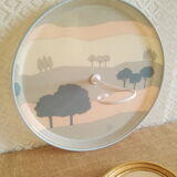 Vintage Fiberglass Serving Tray