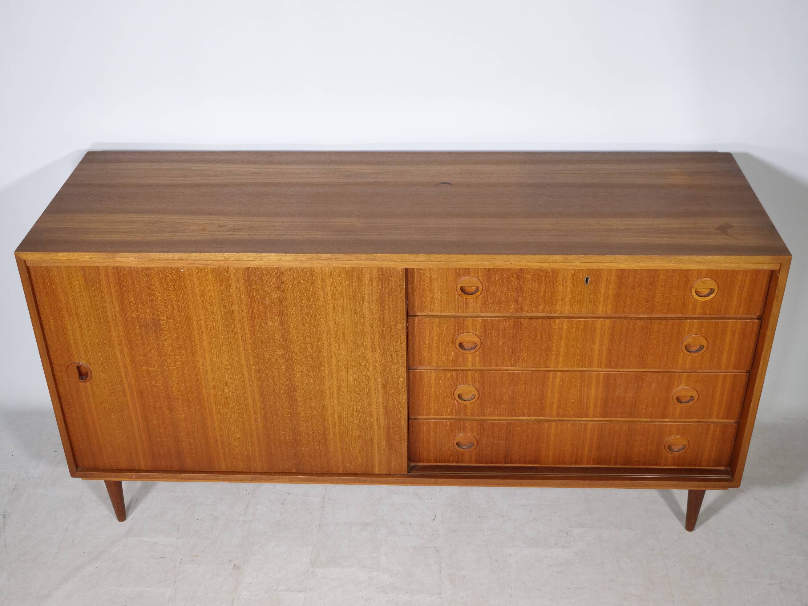 Buffet en teck des années 1960 par Musterring