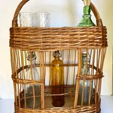 Bottle holder servant vintage nomadic bar