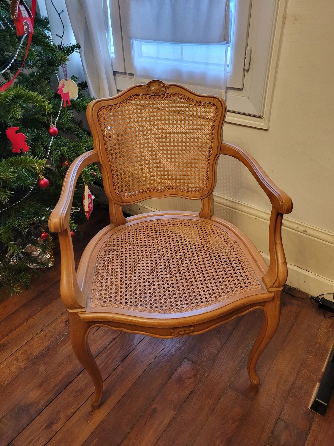 Louis XV cane chair
