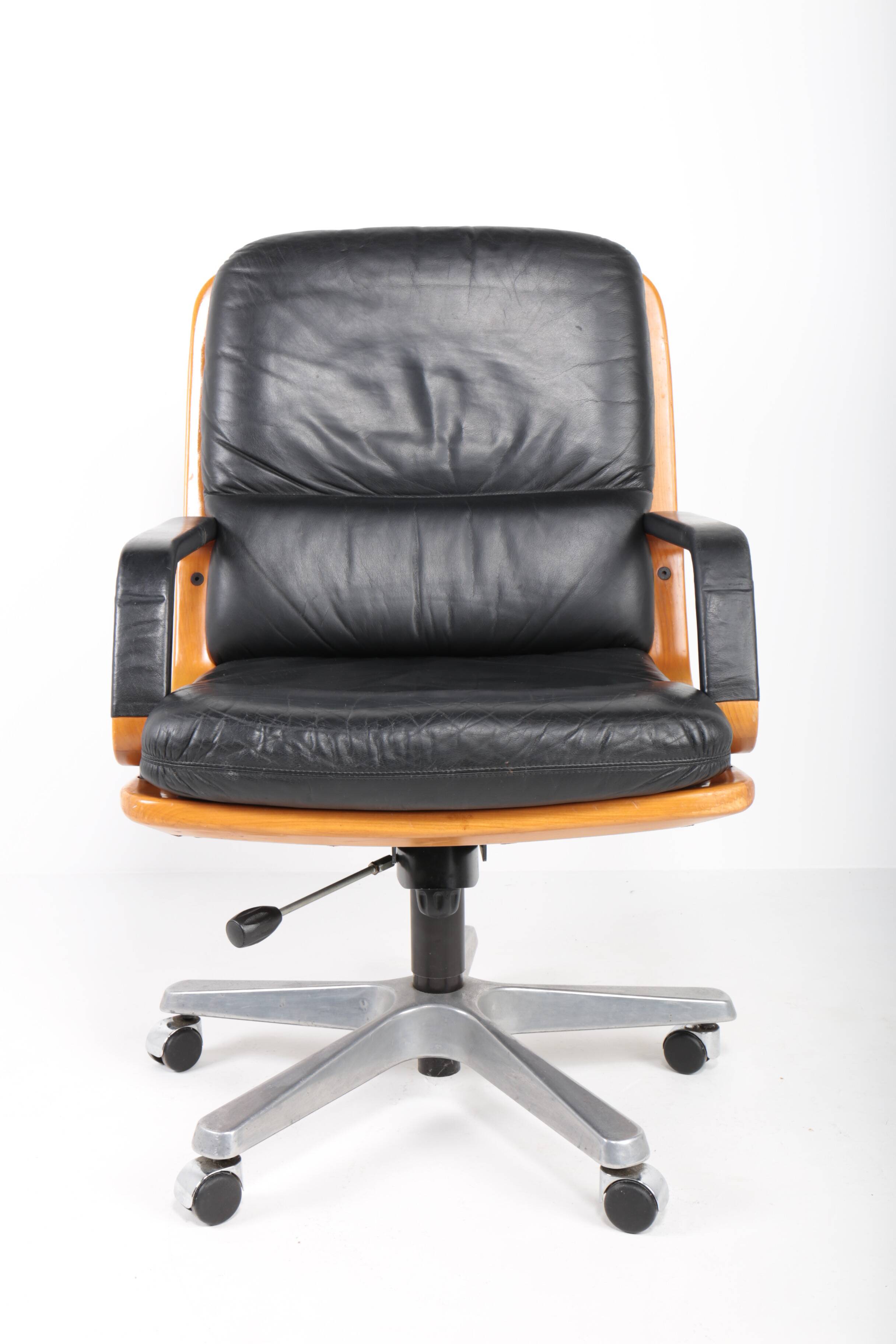 Leather office chair by Eugen Schmidt