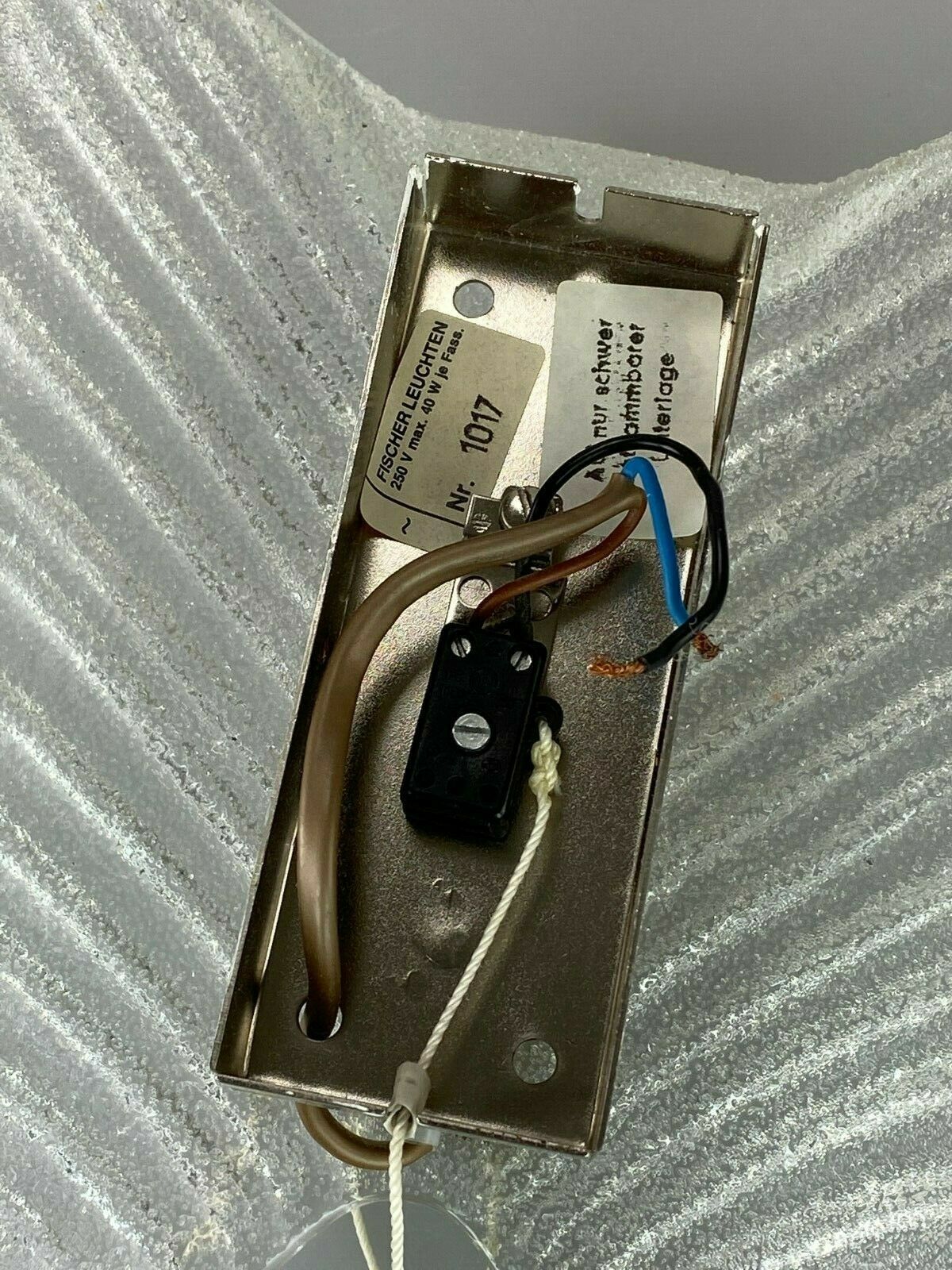 60s 70s lamp light wall lamp wall lamp ice glass space age design