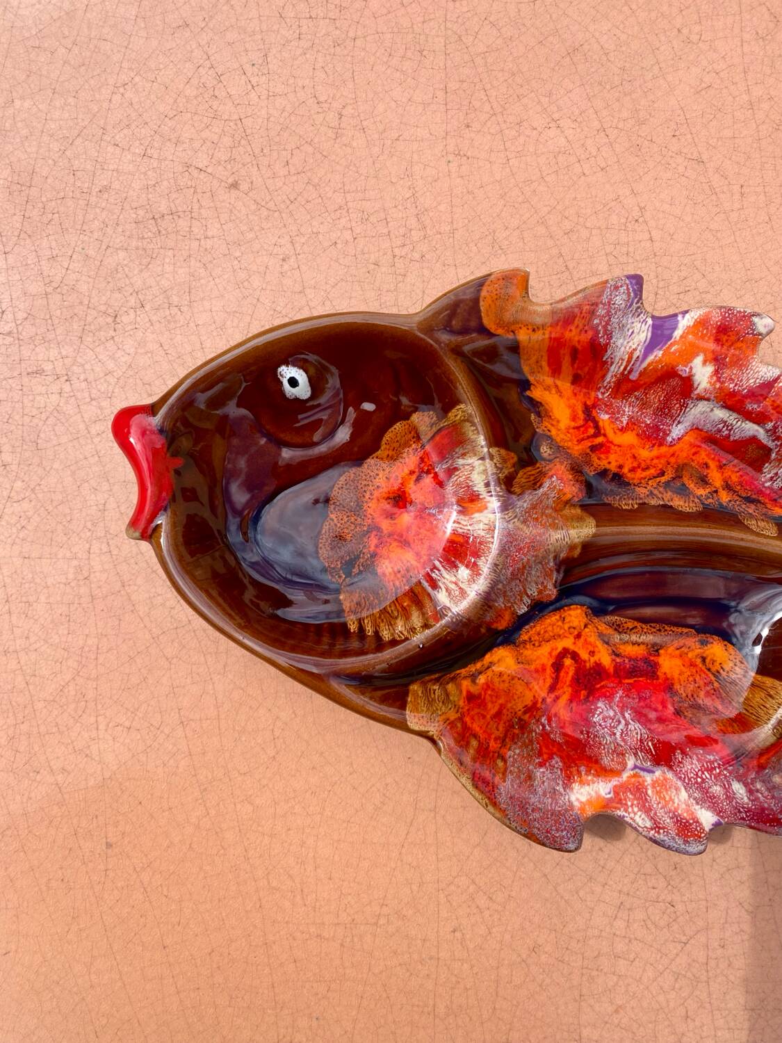 Vallauris type ceramic fish