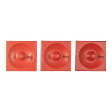 Schönbuch | Jürgen Lange – Space Age wall-mounted coat rack set, 1970s