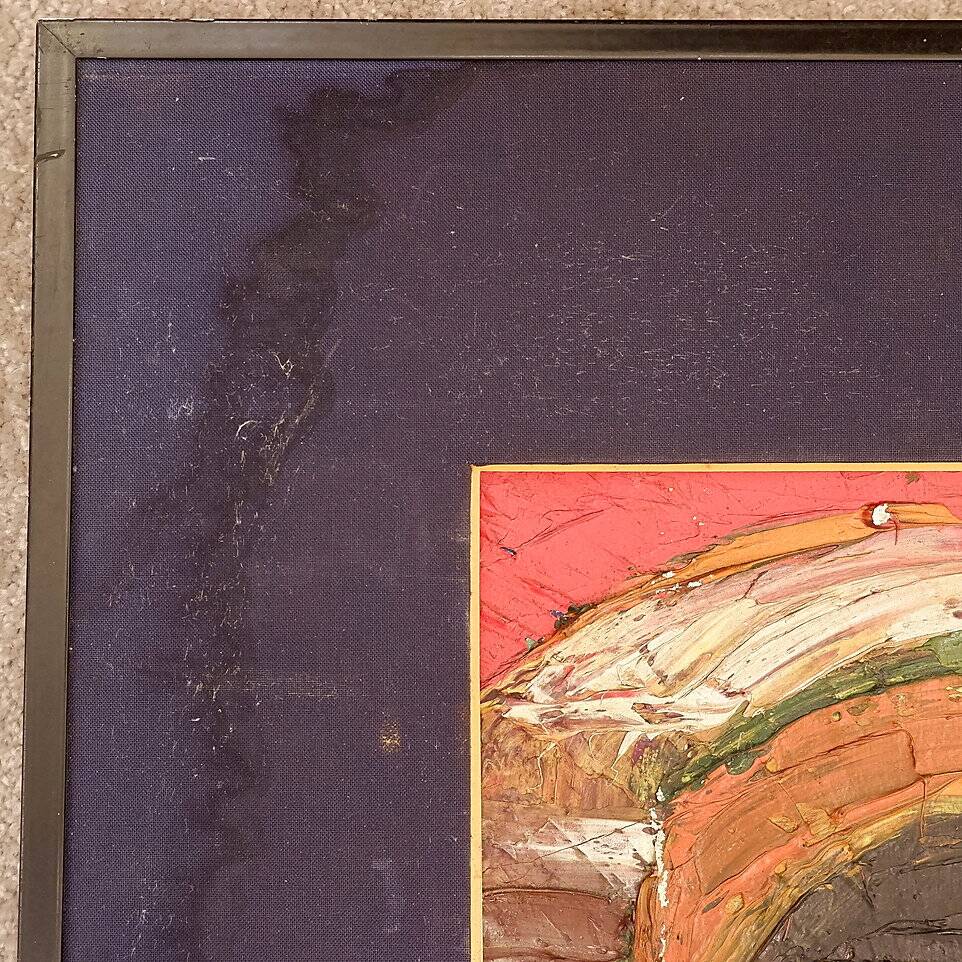 Patrick BOUDON (1944-2019) "Humanoid" oil on canvas