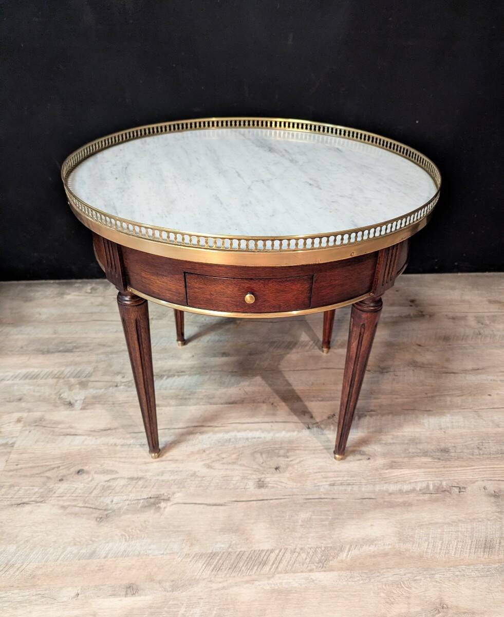 Pair of Louis XVI bouillotte tables