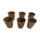glazed Digoin stoneware cups in very good condition. signed.