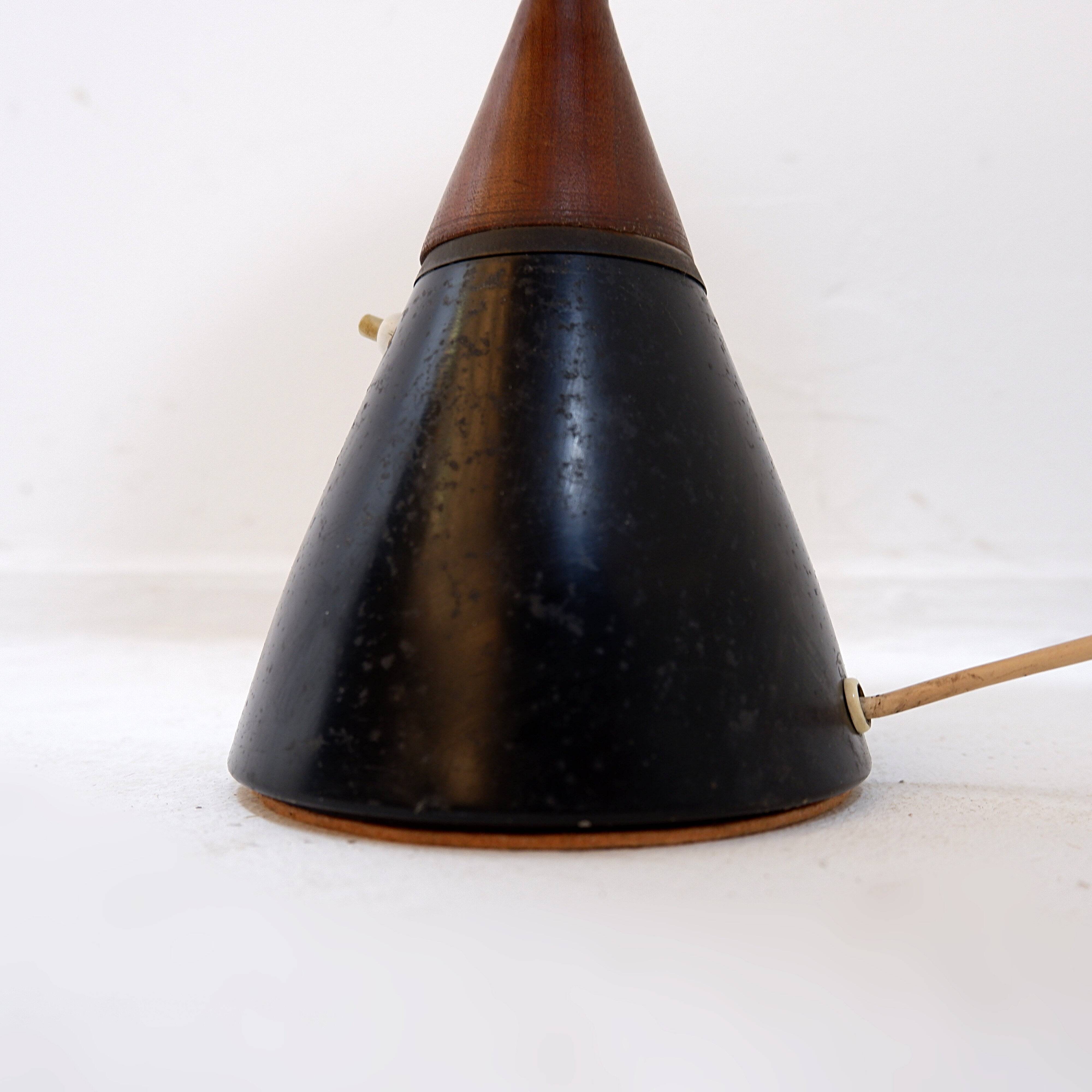 Modernist table lamp by Svend Aage Holm Sørensen, Denmark, 1950s