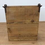 Pine window, hanging shelf