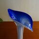 Murano glass vase twisted flower neck