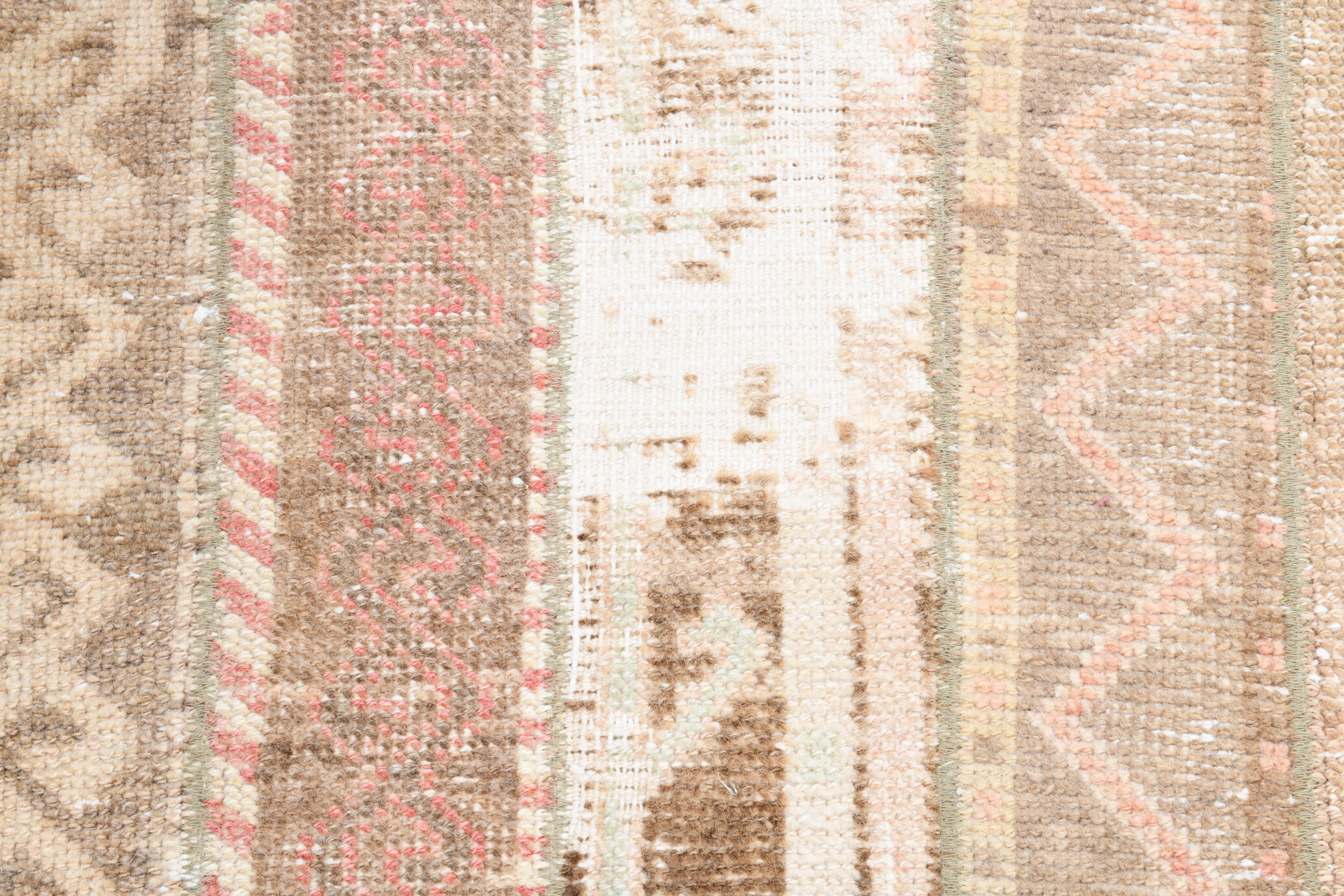 2x9 narrow vintage runner rug, 282x70cm