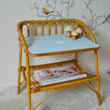 Rattan bedside table 50/60