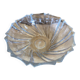 Vintage art deco alpina moulded crystal cup