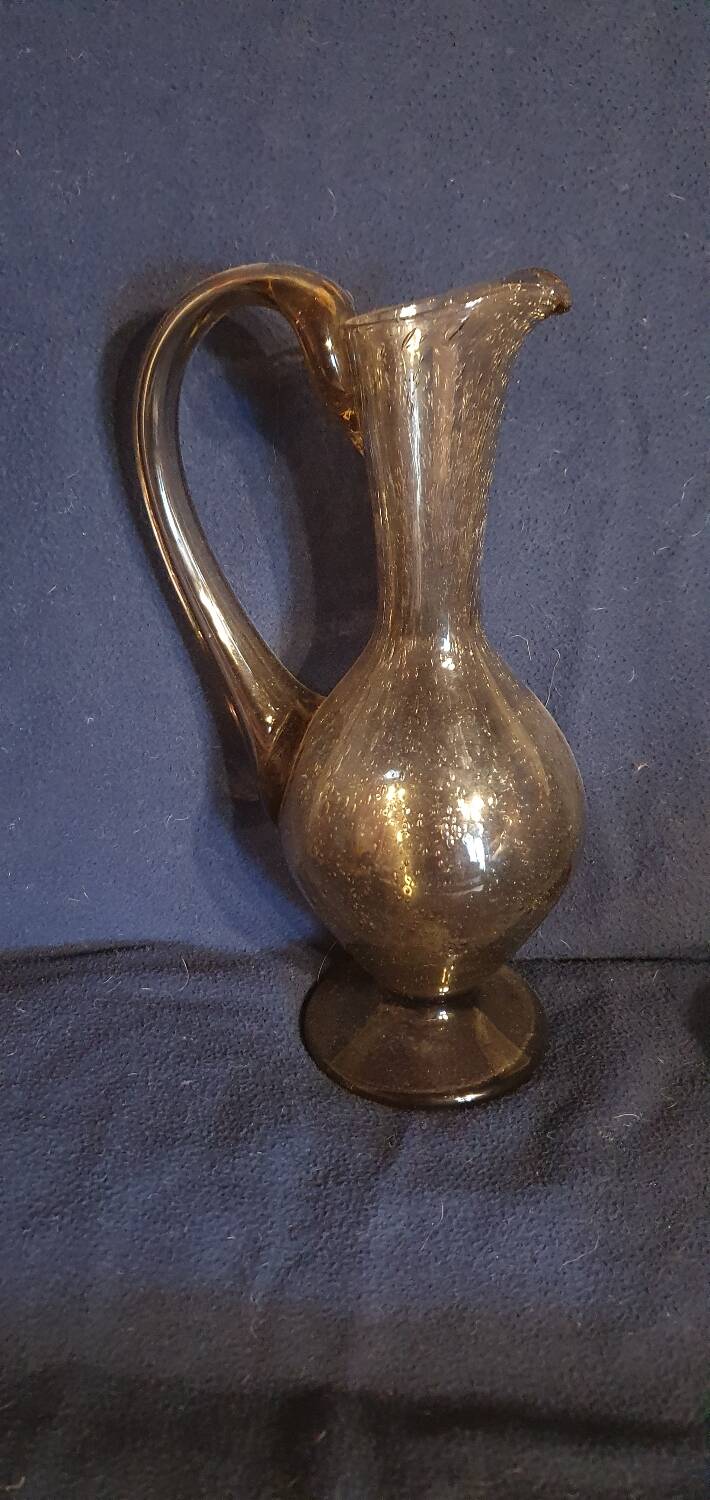 Blown glass carafe from Biot